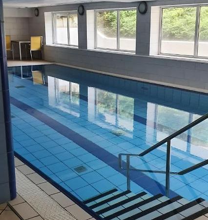 Ferienwohnung Mit Seeblick Und Schwimmbadnutzung In Cuxhaven Esterno foto